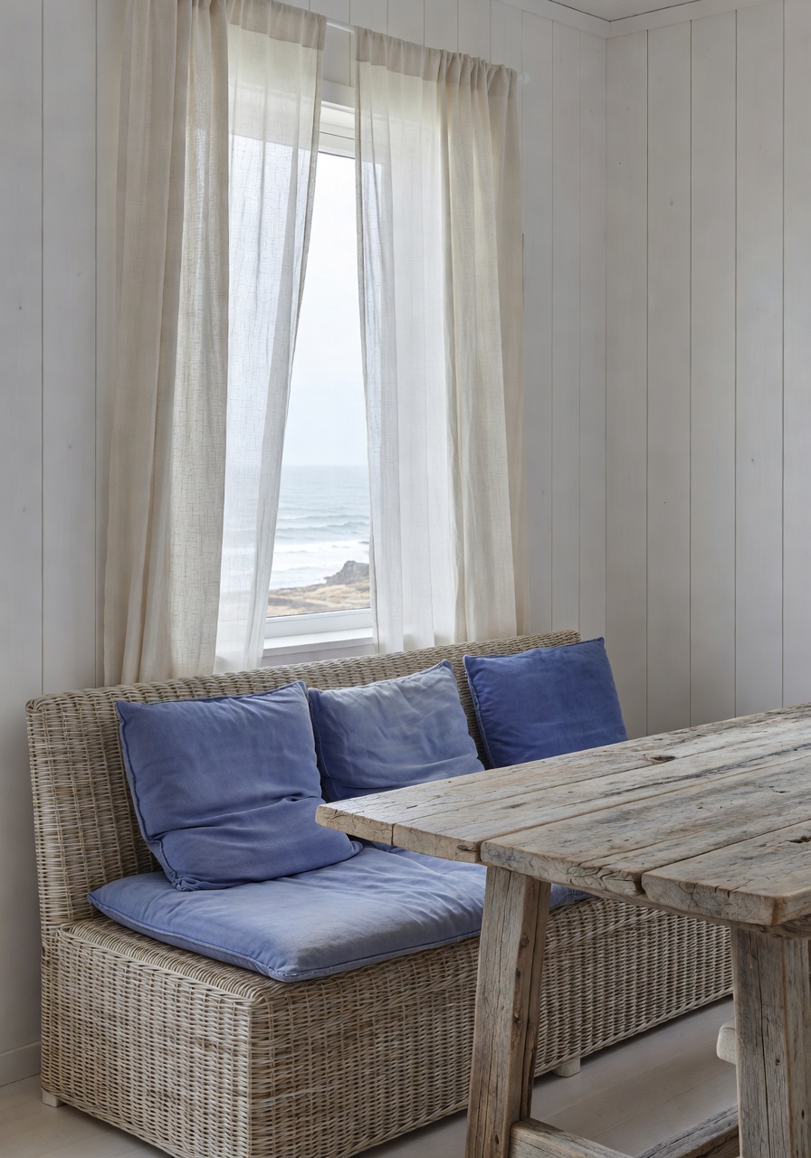 Coastal interior design app preview from DecorAI